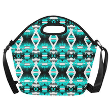 Load image into Gallery viewer, Deep Lake Winter Camp Large Insulated Neoprene Lunch Bag That Replaces Your Purse (Model 1669) Neoprene Lunch Bag/Large (1669) e-joyer 
