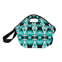 Load image into Gallery viewer, Deep Lake Winter Camp Large Insulated Neoprene Lunch Bag That Replaces Your Purse (Model 1669) Neoprene Lunch Bag/Large (1669) e-joyer 
