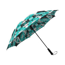 Load image into Gallery viewer, Deep Lake Winter Camp Semi-Automatic Foldable Umbrella Semi-Automatic Foldable Umbrella e-joyer 
