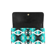 Load image into Gallery viewer, Deep Lake Winter Camp Women&#39;s Trifold Wallet (Model 1675) Women&#39;s Trifold Wallet e-joyer 
