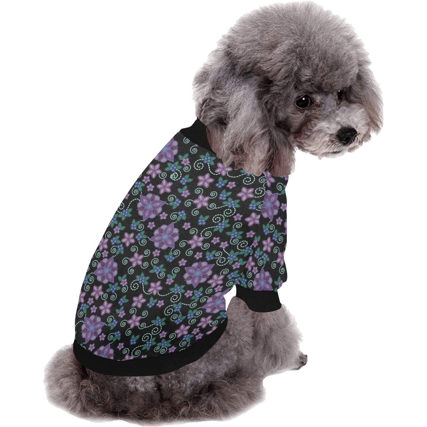 Berry Picking Pet Dog Round Neck Shirt