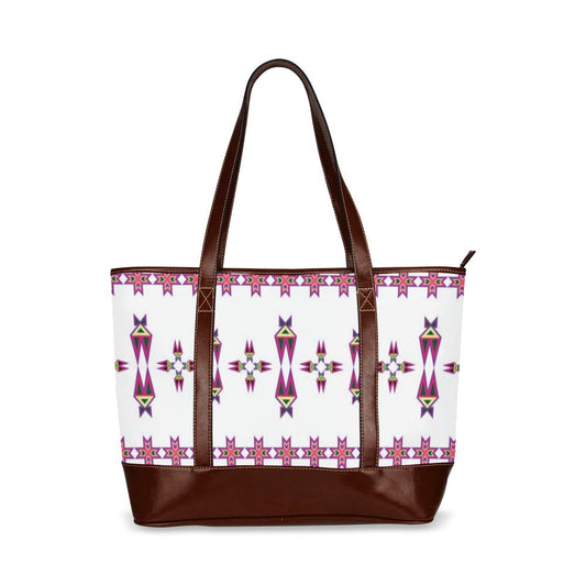 Four Directions Lodge Flurry Tote Handbag