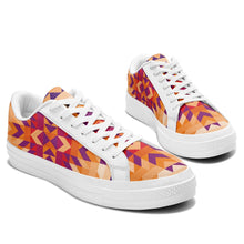 Load image into Gallery viewer, Desert Geo Aapisi Low Top Canvas Shoes White Sole aapisi Herman 
