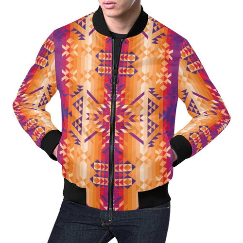 Desert Geo All Over Print Bomber Jacket for Men (Model H19) All Over Print Bomber Jacket for Men (H19) e-joyer 