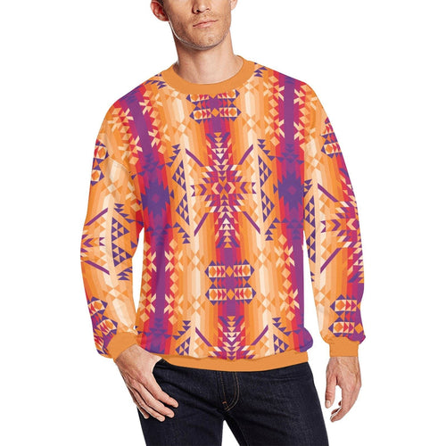 Desert Geo All Over Print Crewneck Sweatshirt for Men (Model H18) shirt e-joyer 