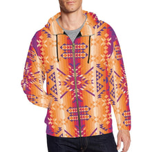 Load image into Gallery viewer, Desert Geo All Over Print Full Zip Hoodie for Men (Model H14) All Over Print Full Zip Hoodie for Men (H14) e-joyer 
