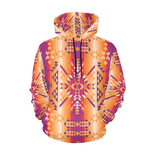 Desert Geo All Over Print Hoodie for Men (USA Size) (Model H13) All Over Print Hoodie for Men (H13) e-joyer 