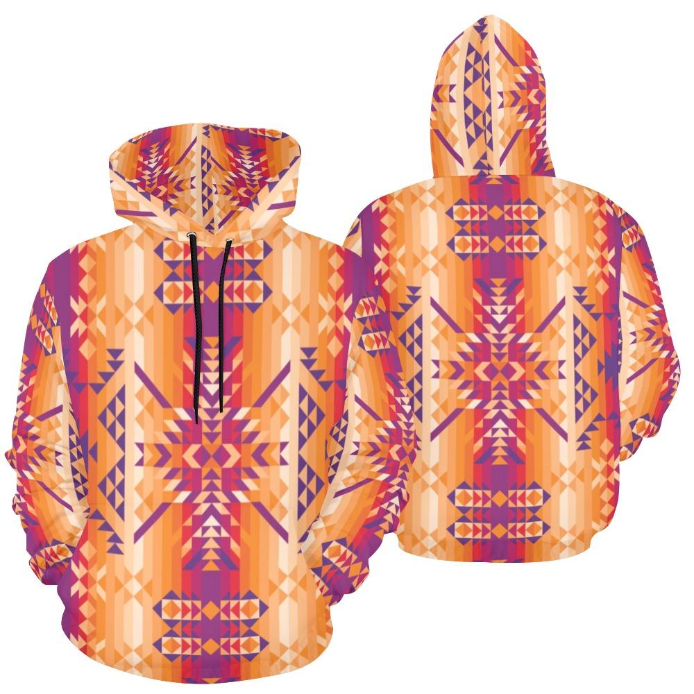 Desert Geo All Over Print Hoodie for Men (USA Size) (Model H13) All Over Print Hoodie for Men (H13) e-joyer 