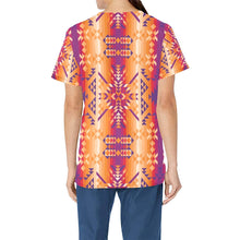 Load image into Gallery viewer, Desert Geo All Over Print Scrub Top Scrub Top e-joyer 
