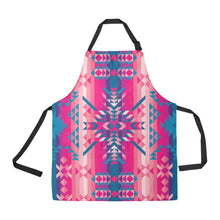 Load image into Gallery viewer, Desert Geo Blue All Over Print Apron All Over Print Apron e-joyer 
