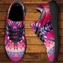 Load image into Gallery viewer, Desert Geo Blue Ikkaayi Sport Sneakers ikkaayi Herman 
