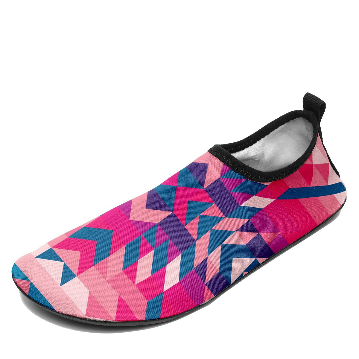 Desert Geo Blue Kid's Sockamoccs – Kids' Slip-On Shoes by 49 Dzine