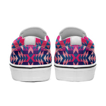 Load image into Gallery viewer, Desert Geo Blue Otoyimm Canvas Slip On Shoes otoyimm Herman 
