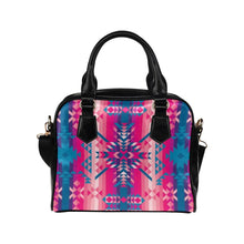 Load image into Gallery viewer, Desert Geo Blue Shoulder Handbag (Model 1634) Shoulder Handbags (1634) e-joyer 
