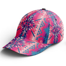 Load image into Gallery viewer, Desert Geo Blue Snapback Hat hat Herman 
