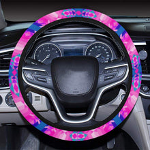 Load image into Gallery viewer, Desert Geo Blue Steering Wheel Cover with Elastic Edge Steering Wheel Cover with Elastic Edge e-joyer 
