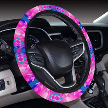 Load image into Gallery viewer, Desert Geo Blue Steering Wheel Cover with Elastic Edge Steering Wheel Cover with Elastic Edge e-joyer 
