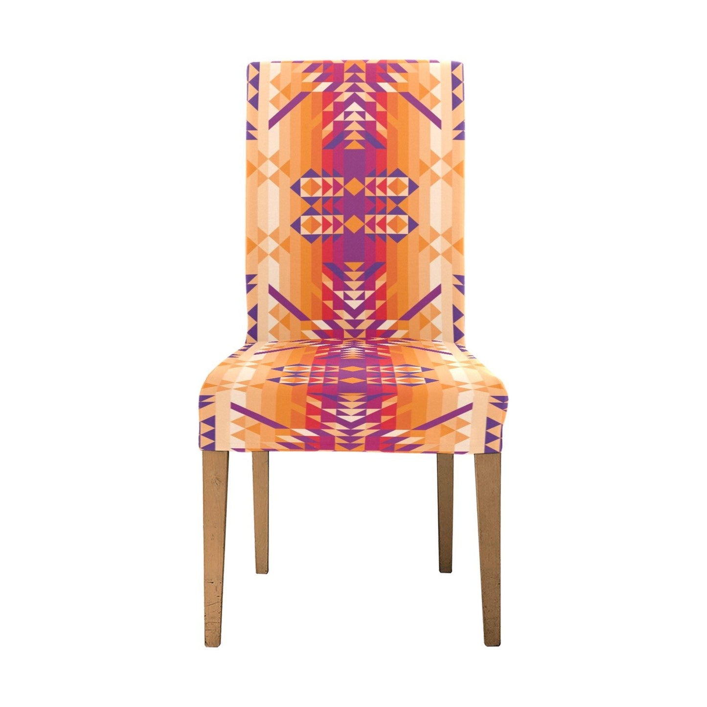Desert Geo Chair Cover (Pack of 6) Chair Cover (Pack of 6) e-joyer 
