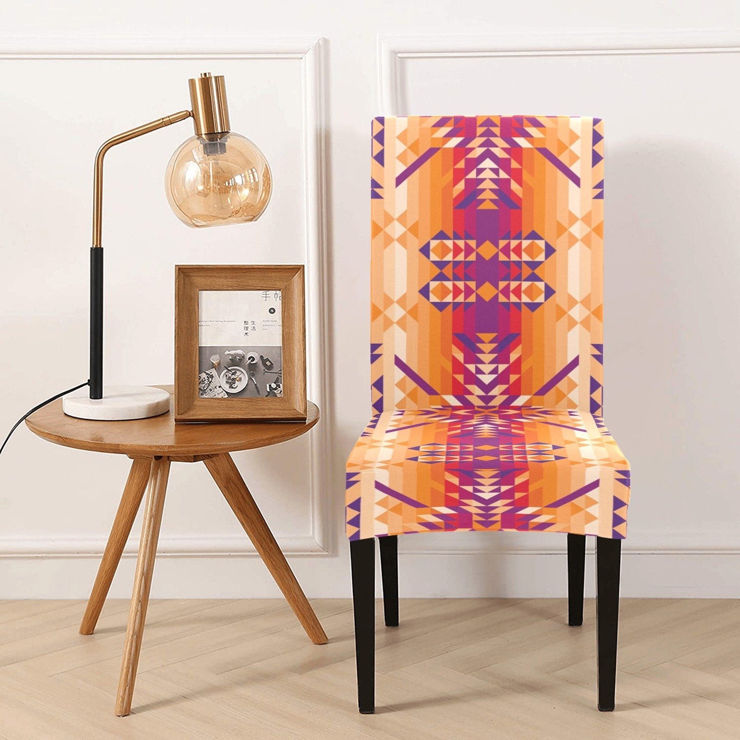 Desert Geo Chair Cover (Pack of 6) Chair Cover (Pack of 6) e-joyer 