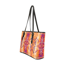 Load image into Gallery viewer, Desert Geo Leather Tote Bag/Large (Model 1640) Leather Tote Bag (1640) e-joyer 
