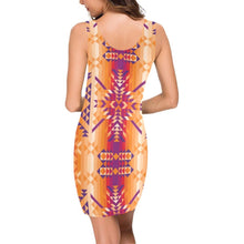 Load image into Gallery viewer, Desert Geo Medea Vest Dress (Model D06) Medea Vest Dress (D06) e-joyer 
