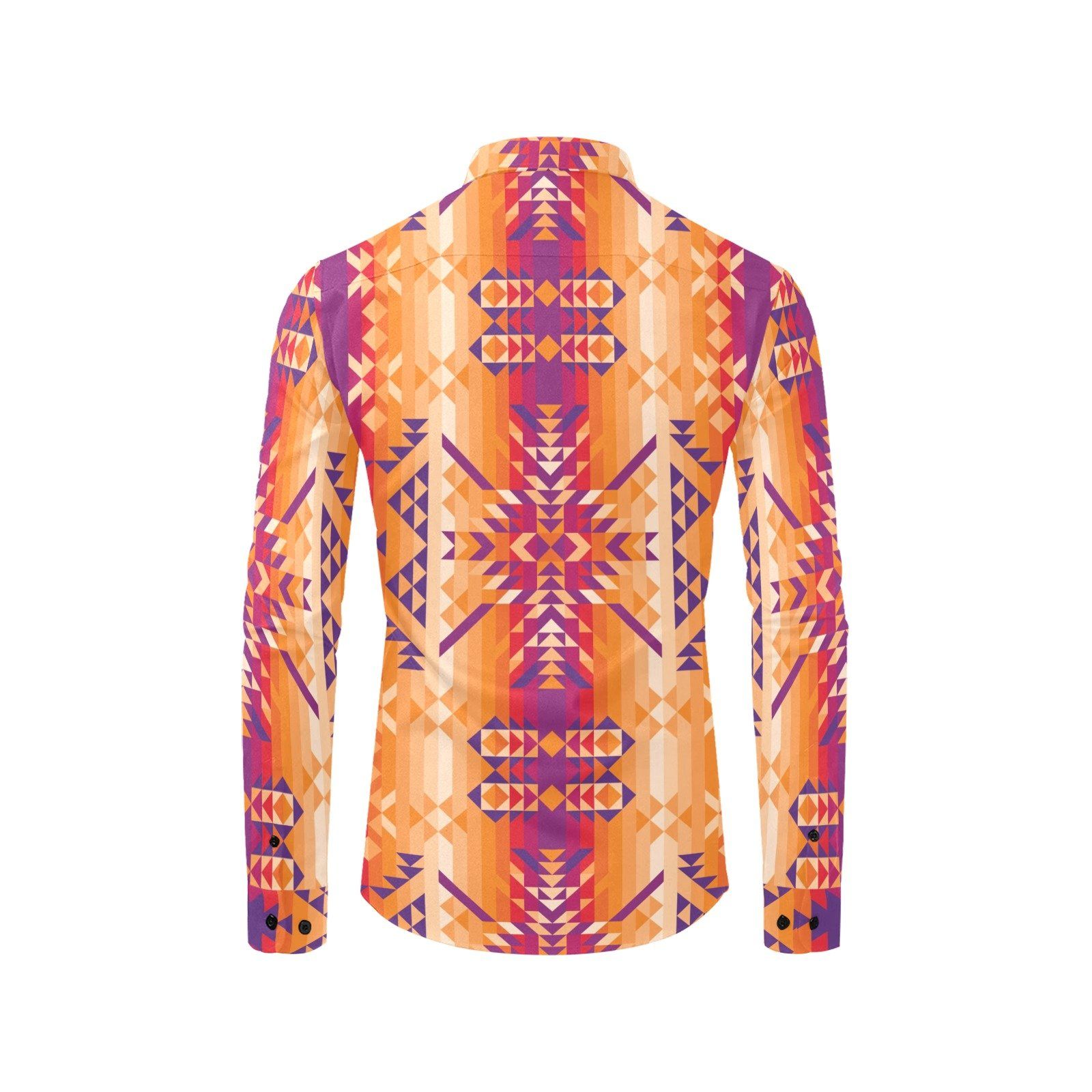 Desert Geo Men's All Over Print Casual Dress Shirt (Model T61) Men's Dress Shirt (T61) e-joyer 