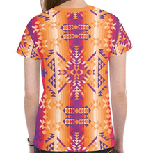 Load image into Gallery viewer, Desert Geo New All Over Print T-shirt for Women (Model T45) tshirt e-joyer 
