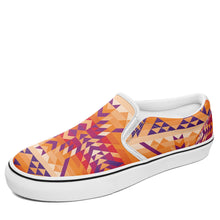 Load image into Gallery viewer, Desert Geo Otoyimm Canvas Slip On Shoes otoyimm Herman US Youth 1 / EUR 32 White Sole 
