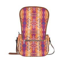 Load image into Gallery viewer, Desert Geo Saddle Bag/Small (Model 1649) Full Customization bag e-joyer 
