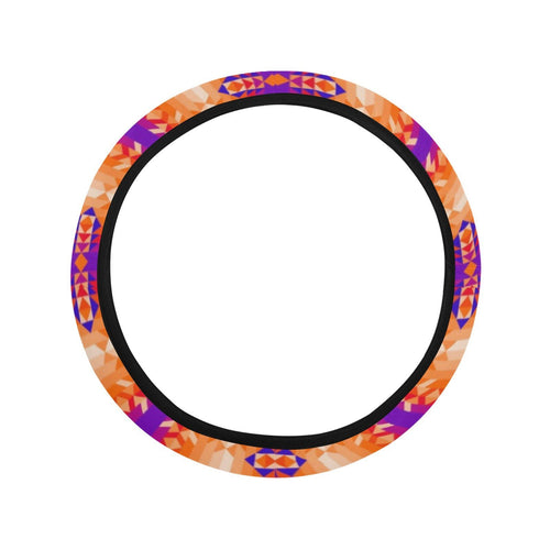 Desert Geo Steering Wheel Cover with Elastic Edge Steering Wheel Cover with Elastic Edge e-joyer 