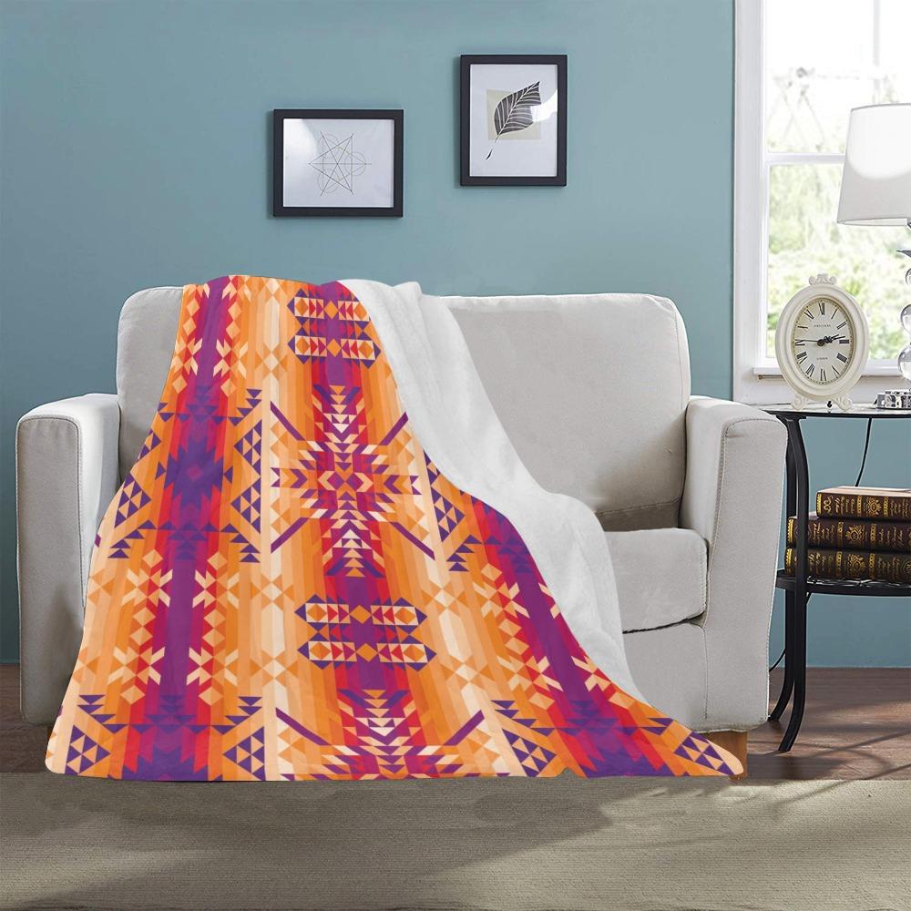 Desert Geo Ultra-Soft Micro Fleece Blanket 40"x50" Ultra-Soft Blanket 40''x50'' e-joyer 