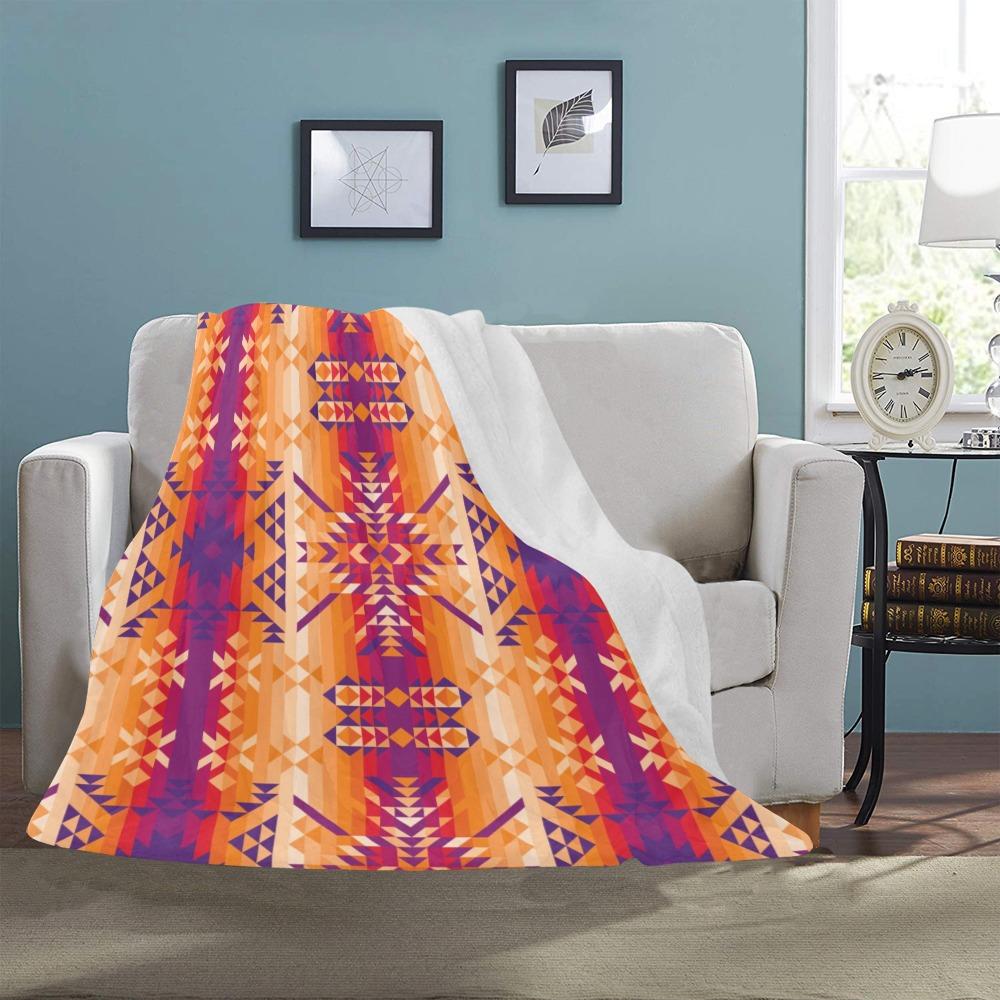 Desert Geo Ultra-Soft Micro Fleece Blanket 50"x60" Ultra-Soft Blanket 50''x60'' e-joyer 