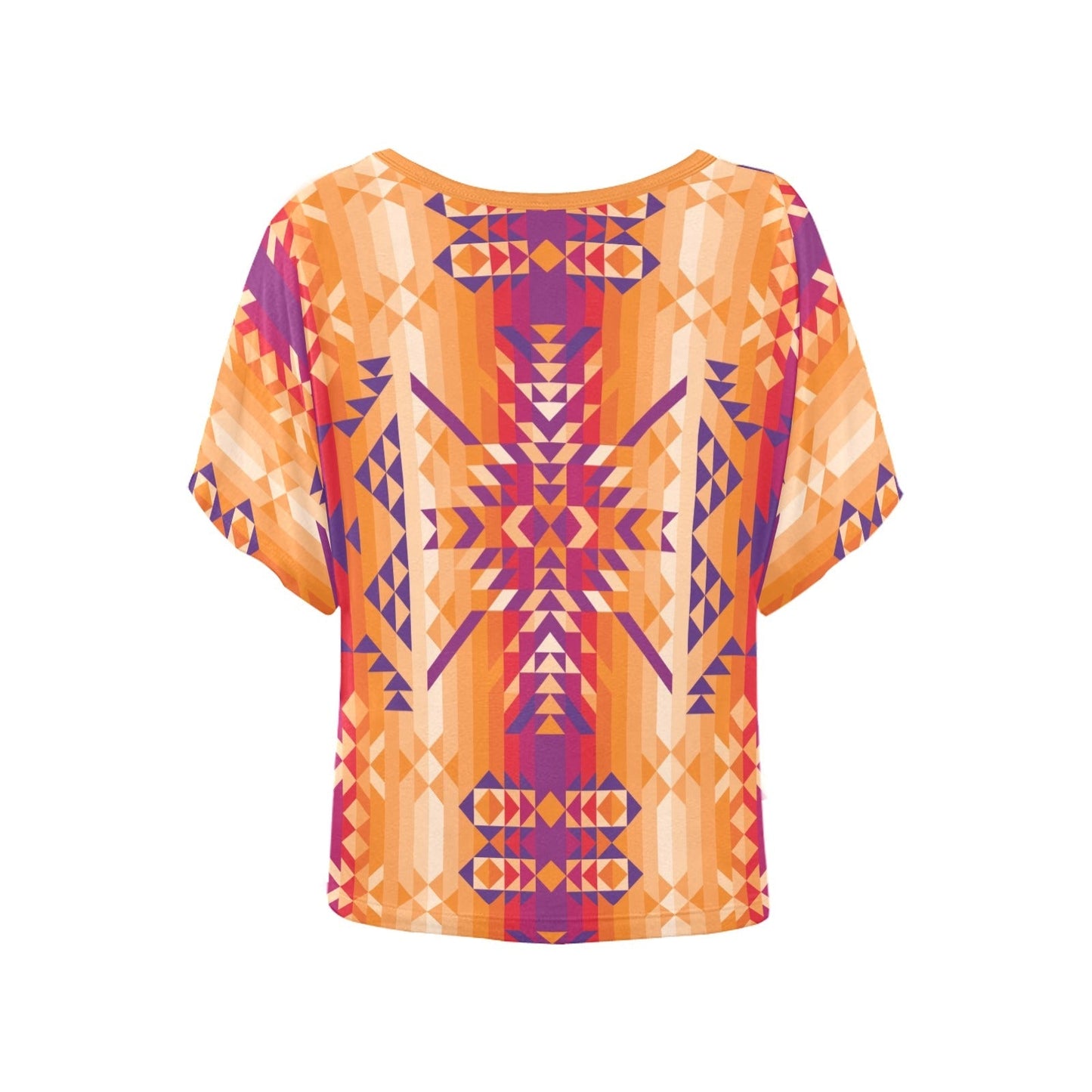 Desert Geo Women's Batwing-Sleeved Blouse T shirt (Model T44) Women's Batwing-Sleeved Blouse T shirt (T44) e-joyer 