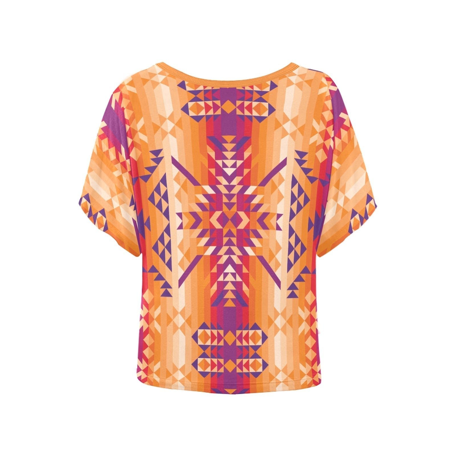 Desert Geo Women's Batwing-Sleeved Blouse T shirt (Model T44) Women's Batwing-Sleeved Blouse T shirt (T44) e-joyer 