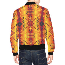 Load image into Gallery viewer, Desert Geo Yellow Red All Over Print Bomber Jacket for Men (Model H19) All Over Print Bomber Jacket for Men (H19) e-joyer 
