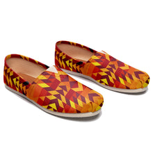 Load image into Gallery viewer, Desert Geo Yellow Red Casual Unisex Slip On Shoe Herman 
