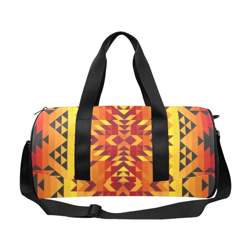 Desert Geo Yellow Red Duffle Bag (Model 1679) Duffle Bag (1679) e-joyer 