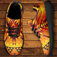 Load image into Gallery viewer, Desert Geo Yellow Red Ikkaayi Sport Sneakers ikkaayi Herman 
