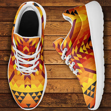 Load image into Gallery viewer, Desert Geo Yellow Red Ikkaayi Sport Sneakers ikkaayi Herman 
