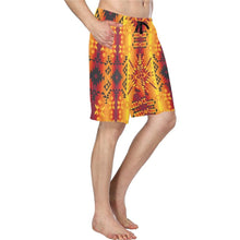 Load image into Gallery viewer, Desert Geo Yellow Red Men&#39;s All Over Print Casual Shorts (Model L23) Men&#39;s Casual Shorts (L23) e-joyer 
