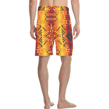 Load image into Gallery viewer, Desert Geo Yellow Red Men&#39;s All Over Print Casual Shorts (Model L23) Men&#39;s Casual Shorts (L23) e-joyer 
