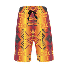 Load image into Gallery viewer, Desert Geo Yellow Red Men&#39;s All Over Print Casual Shorts (Model L23) Men&#39;s Casual Shorts (L23) e-joyer 
