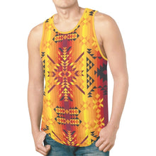 Load image into Gallery viewer, Desert Geo Yellow Red New All Over Print Tank Top for Men (Model T46) New All Over Print Tank Top for Men (T46) e-joyer 
