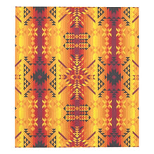 Load image into Gallery viewer, Desert Geo Yellow Red Quilt 70&quot;x80&quot; Quilt 70&quot;x80&quot; e-joyer 
