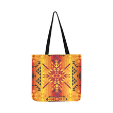 Load image into Gallery viewer, Desert Geo Yellow Red Reusable Shopping Bag Model 1660 (Two sides) Shopping Tote Bag (1660) e-joyer 
