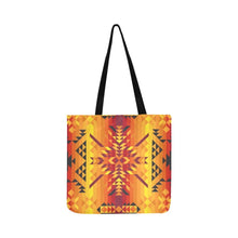 Load image into Gallery viewer, Desert Geo Yellow Red Reusable Shopping Bag Model 1660 (Two sides) Shopping Tote Bag (1660) e-joyer 
