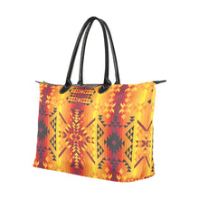 Load image into Gallery viewer, Desert Geo Yellow Red Single-Shoulder Lady Handbag (Model 1714) bag e-joyer 
