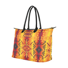 Load image into Gallery viewer, Desert Geo Yellow Red Single-Shoulder Lady Handbag (Model 1714) bag e-joyer 
