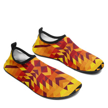 Load image into Gallery viewer, Desert Geo Yellow Red Sockamoccs Slip On Shoes Herman 
