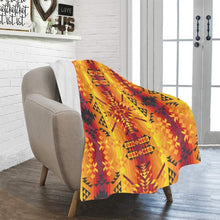 Load image into Gallery viewer, Desert Geo Yellow Red Ultra-Soft Micro Fleece Blanket 40&quot;x50&quot; Ultra-Soft Blanket 40&#39;&#39;x50&#39;&#39; e-joyer 
